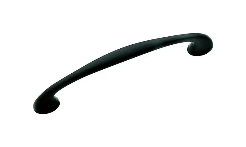 Amerock Allison Basic Metals Cabinet Pull 3.75 In. Flat Black 1 Pk