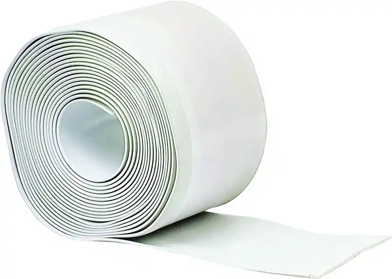 4 In. X 20 Ft. White Vinyl Adhesive Wall Base