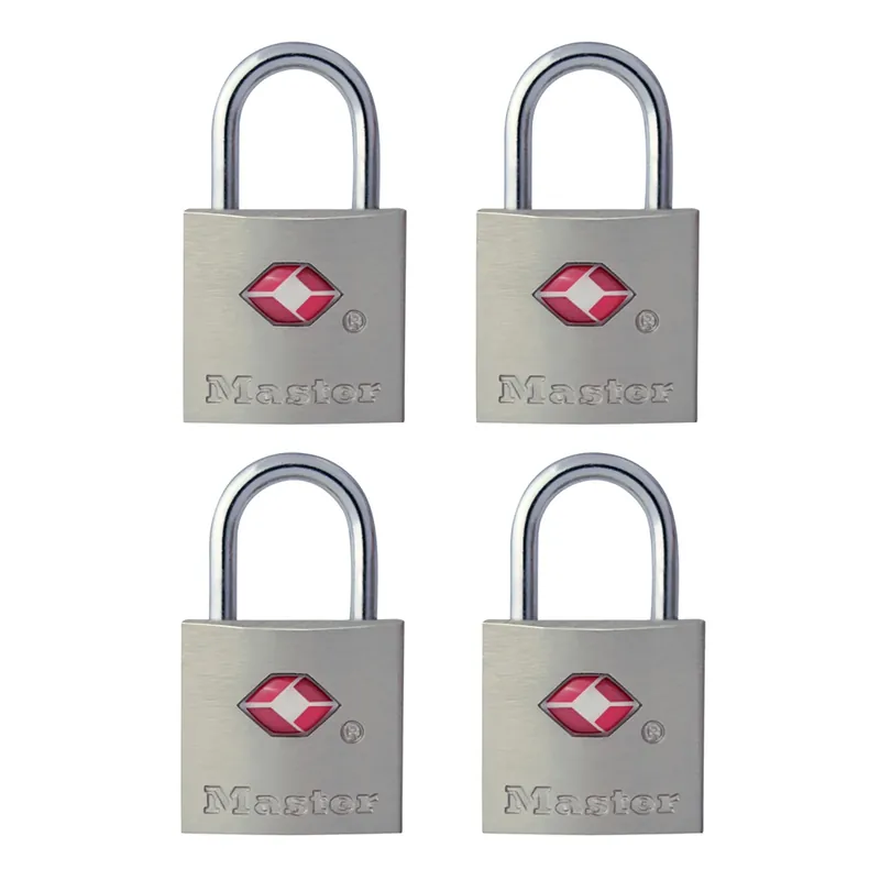 Master Lock 7/8 In. H X 7/16 In. W X 7/8 In. L Steel Key Luggage Lock