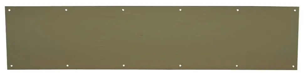6 In. H X 30 In. L Bright Brass Kickplate For Doors