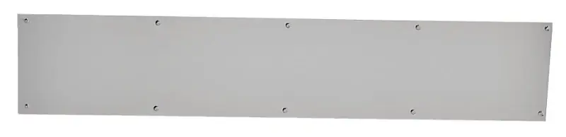 6 X 30-In. Satin Nickel Kick Plate