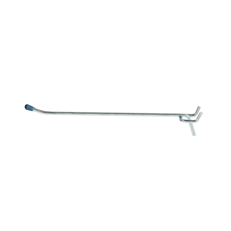 Crawford Silver Steel 8 In. Peg Hooks 3 Pk