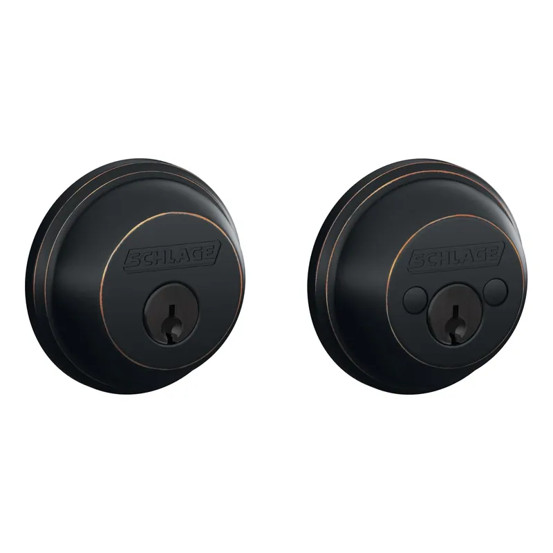 B-series Aged Bronze Double Cylinder Deadbolt - Model B62ng716