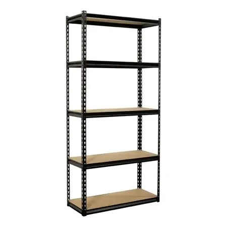 Casa Solutions 48"w X 24"d X 72"h Steel Rack, 1000 Lb Capacity, Black