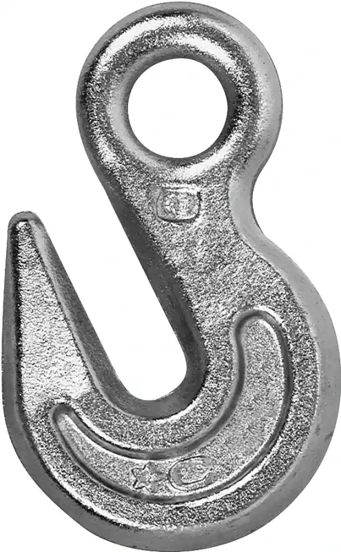 Eye Grab Hook, Zinc Plated, 5/16 In.