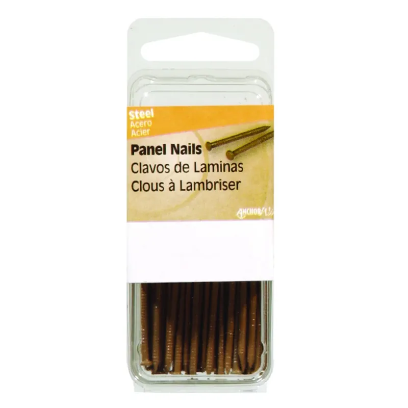 HILLMAN 1 In. Panel Steel Nail Flat Head
