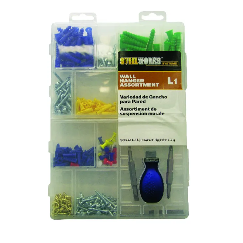 HILLMAN Assorted Wall Hanging Kit 408 Pk