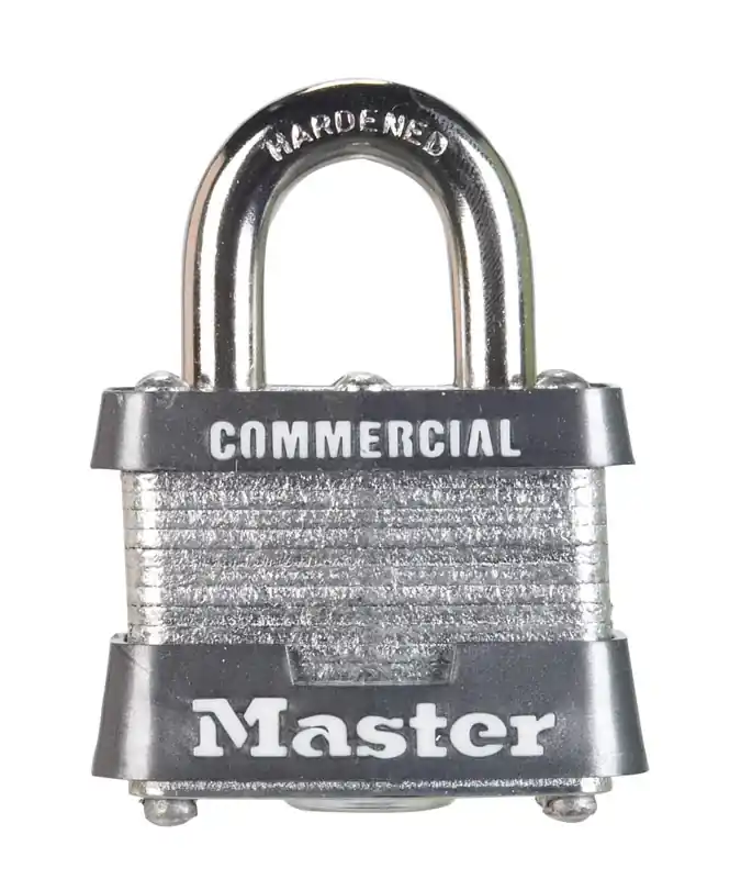 Master Lock 1-5/16 In. H X 1-1/2 In. W Steel Double Locking Exterior Padlock