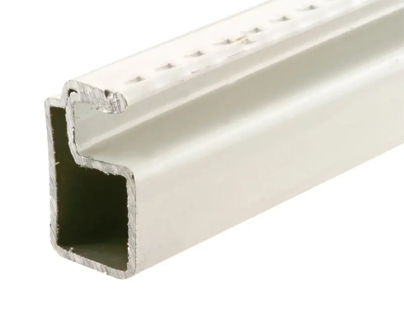 Prime-Line Cream Aluminum 7/16 In. W X 94 In. L Screen Frame 1 Pk