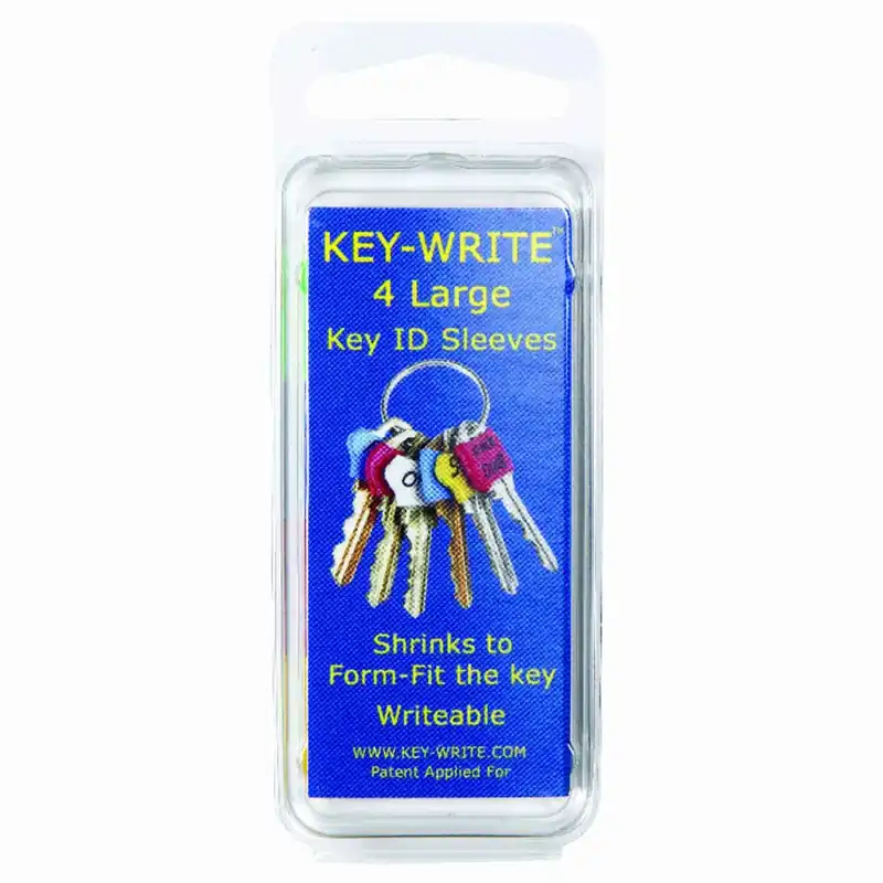 Assorted Plastic Key Sleeves - Model 040106 For Key Organization