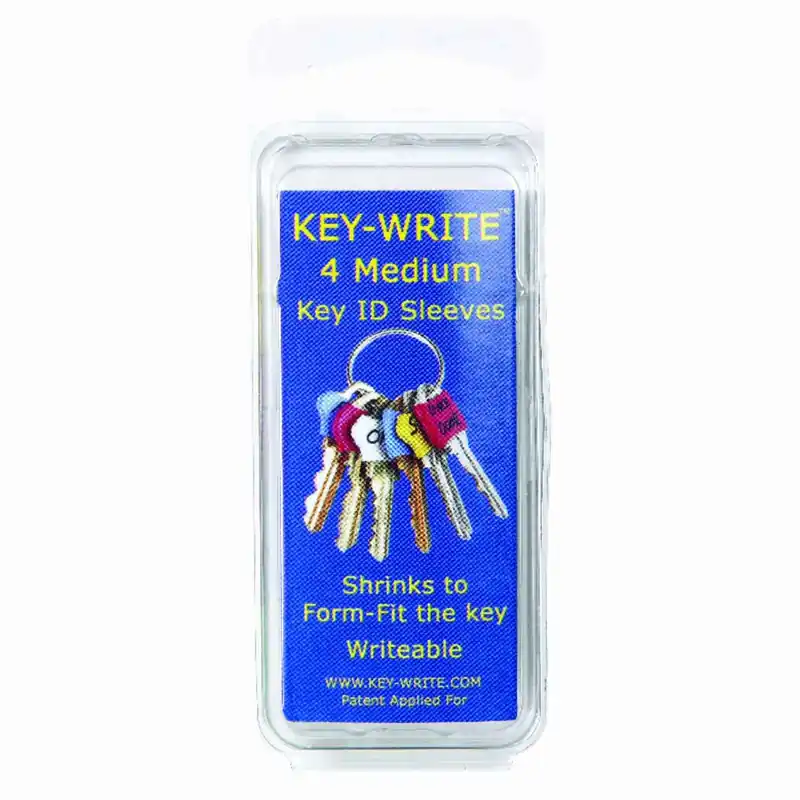 Assorted Plastic Key Sleeves - Model 040101 For Key Organization