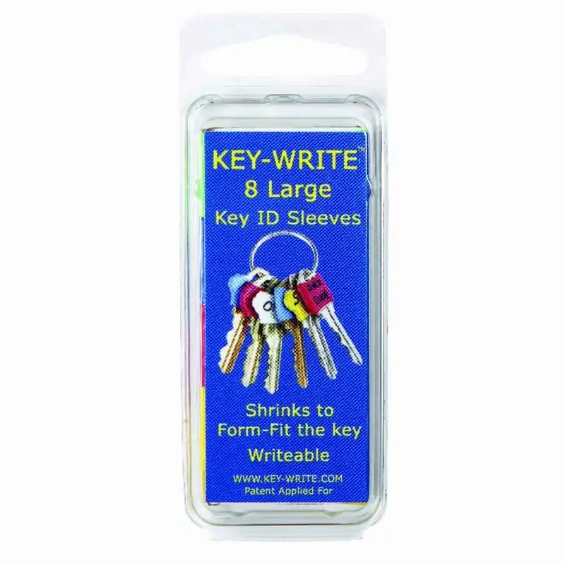 Assorted Plastic Key Sleeves - Model 080106 For Key Organization