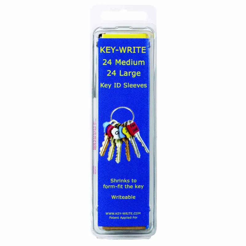 Assorted Plastic Key Sleeves - Model 480101 For Key Organization