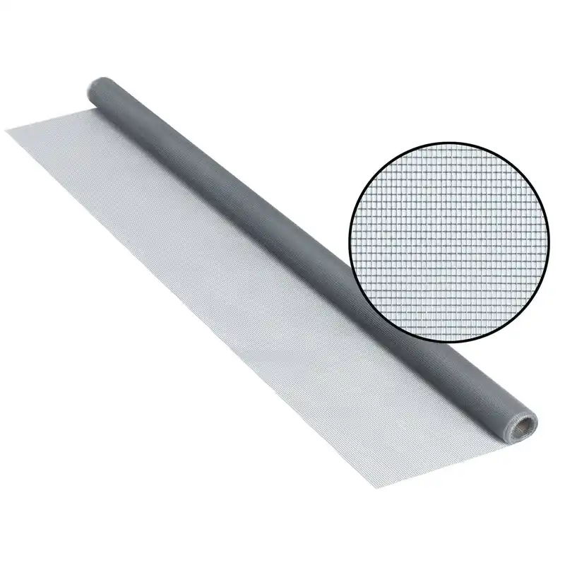 24 In. X 84 In. Gray Fiberglass Screen Cloth - 18x16 Mesh