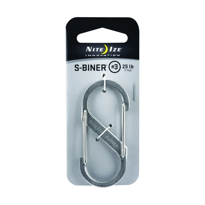 S-Biner, Stainless Steel, Size 3