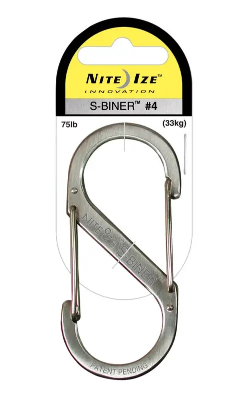 S-Biner, Stainless Steel, Size 4