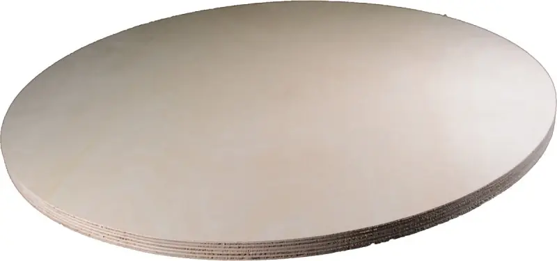 Round Plywood 3/4 In Thick, 23-3/4 In Wide, Model Plyrnd3/4x23-3/4