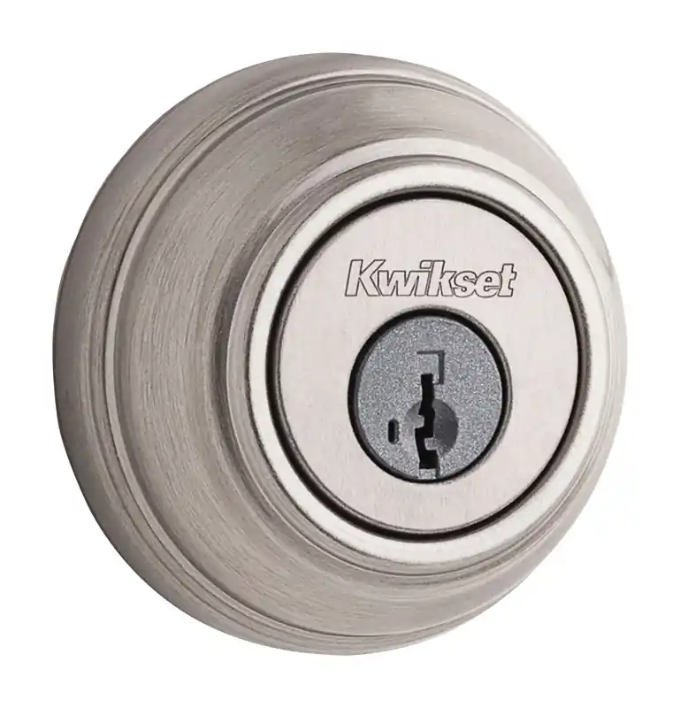 980 Series Satin Nickel Single Cylinder Deadbolt With Smartkey Security Model 99800-090