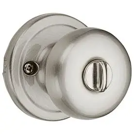 Satin Nickel Juno Entry Door Knob With Smartkey Technology