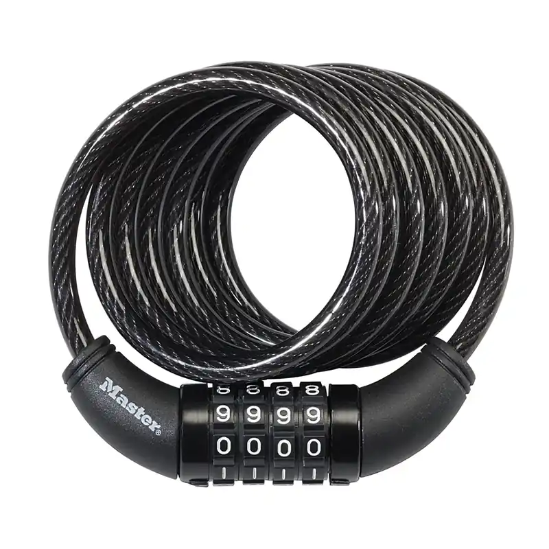 Master Lock 5/16 In. D X 72 In. L Vinyl Coated Steel Locking Cable