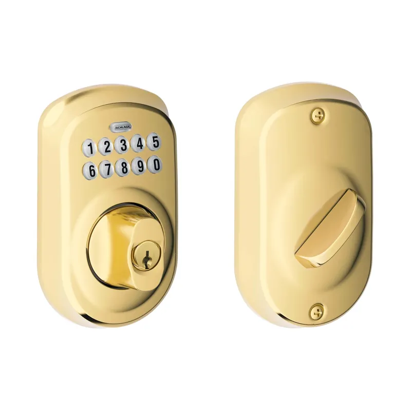 Plymouth Brass Keypad Deadbolt Lock