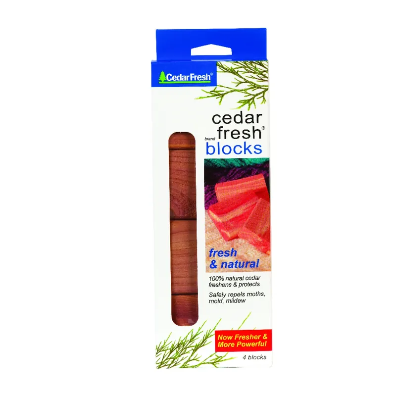 Household Essentials Cedar Fresh Natural Cedar Scent Odor Eliminator 2.75 In. Wood