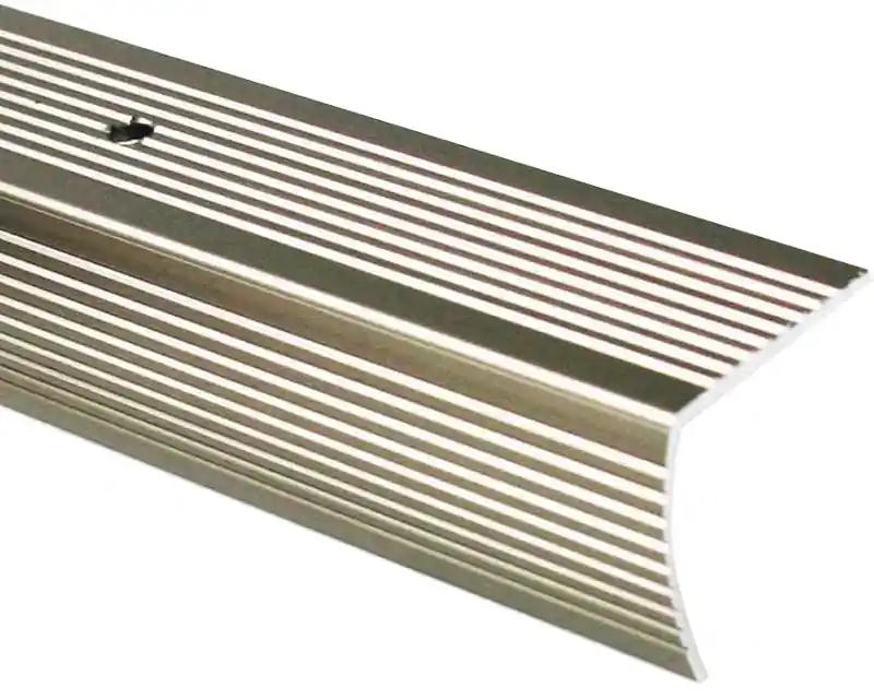 Pewter 1-1/8 In. W X 72 In. L Aluminum Stairnose With Screw Nails