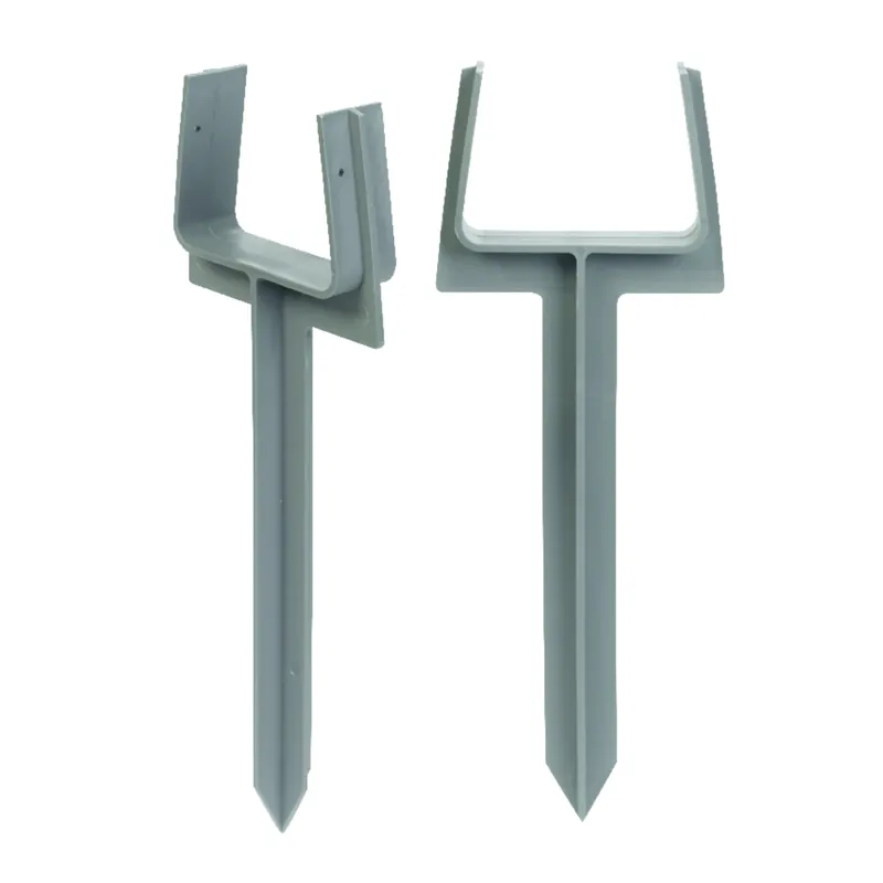 Amerimax 10.5 In. H X 3 In. W X 2 In. L Gray Vinyl K Downspout Anchor