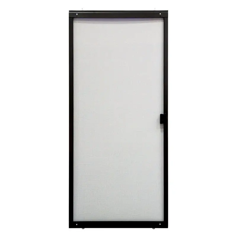 Precision 80-3/4 In. H X 36 In. W Breezeway Bronze Steel Adjustable Sliding Screen Door