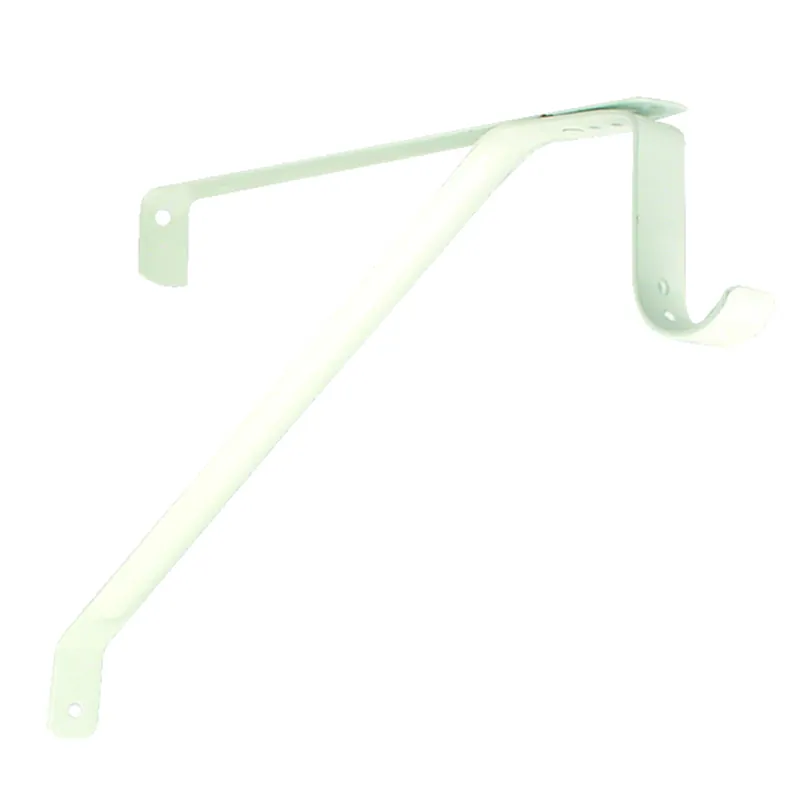 John Sterling Adjustable Shelf & Rod Bracket, 12.40 In. H X 12.40 In. D, White