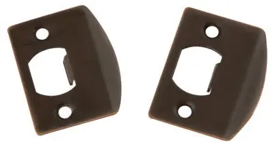 Bronze Full Lip Strike Plated Steel Plate, Adjustable Tab
