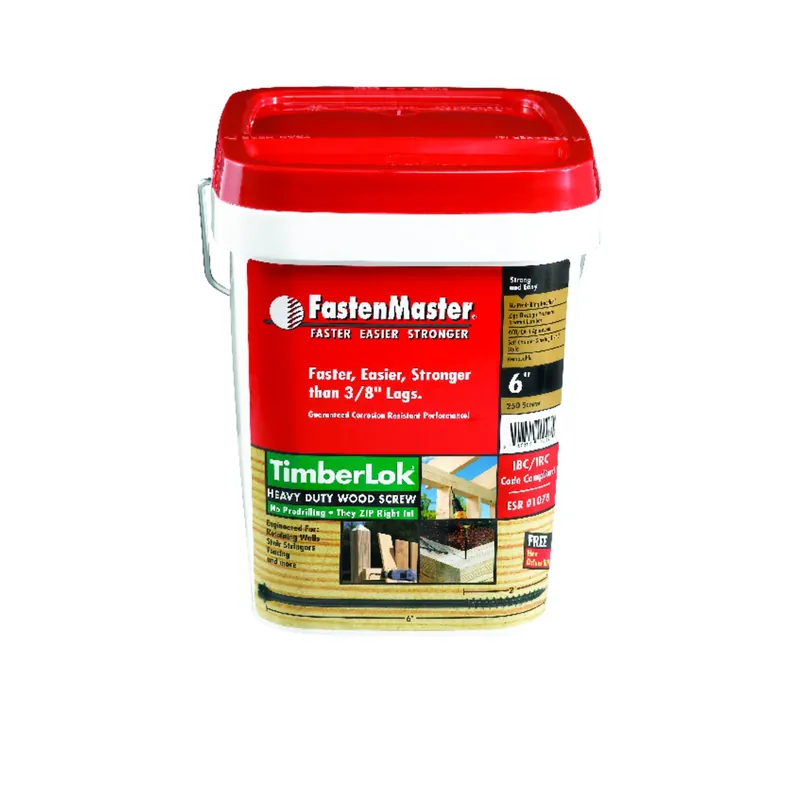 FastenMaster TimberLOK No. 10 X 6 In. L Hex Epoxy Coarse Wood Screws 250 Pk