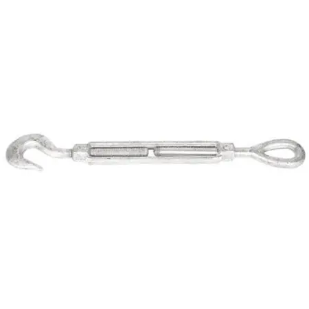 Forged Turnbuckle 1/2-inch By 6-inch Hook And Eye Galvanized Steel