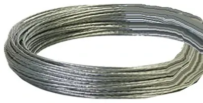 Galvanized Wire, 12-gauge, 100-feet For Picture Hanging And Crafting