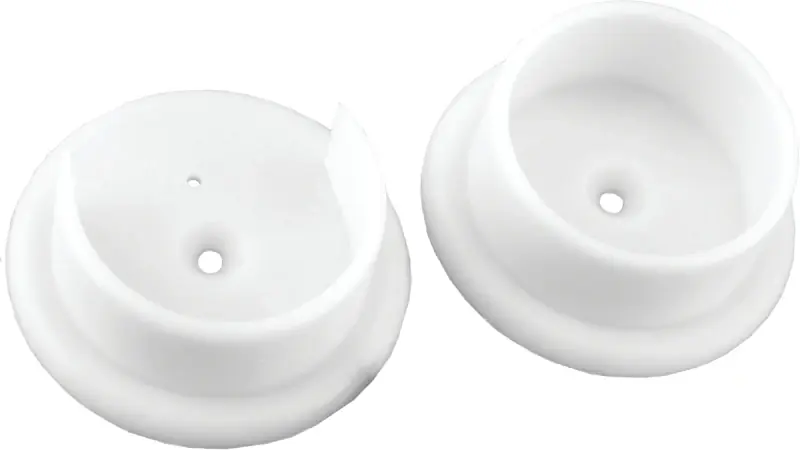 Knape & Vogt Pro 1-3/8 In. L X 1-3/8 In. D Powder Coated Plastic Rod Socket