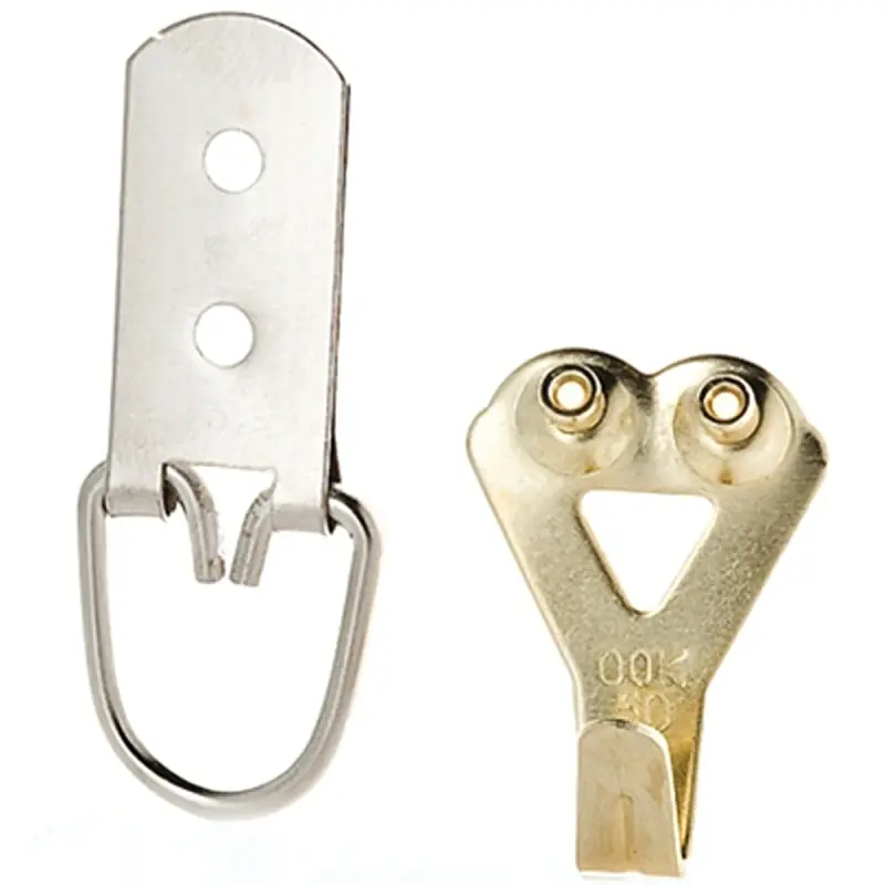 OOK Brass-Plated Professional Picture Hanging Set 50 Lb 12 Pk