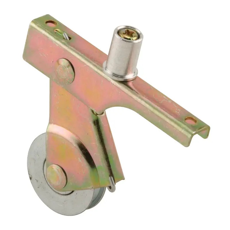 Prime-Line 1 In. Dia. X 1/4 In. L Mill Steel Roller Assembly 2 Pk