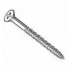 Phillips Flat Head Fasteners - 100 Per Box - 1/4 X 2-1/4"