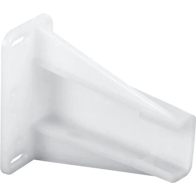 Prime-Line 2-3/4 In. L Plastic Drawer Slides Track Bracket 2 Pk