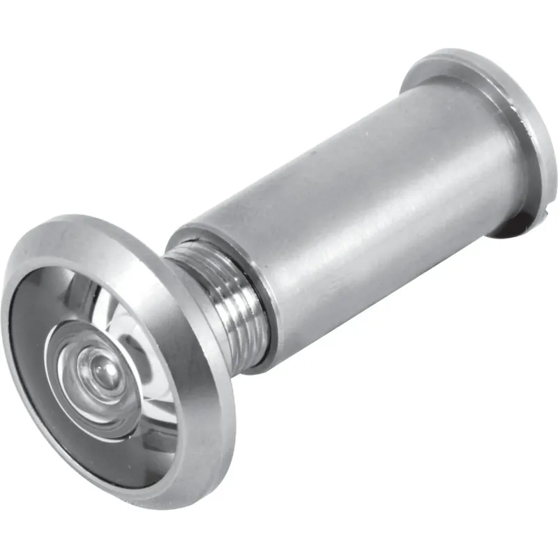 9/16 In. 200 Degree Satin Nickel Brass Door Viewer