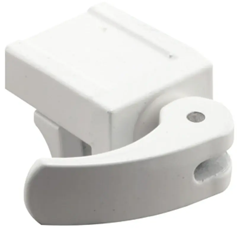 Prime-Line Painted White Die-Cast Zinc Window Lock 1 Pk
