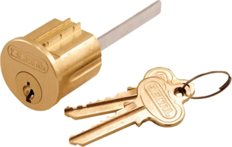 Segal Brushed Brass Solid Brass Lock Cylinder Keyed Differently Se 70002