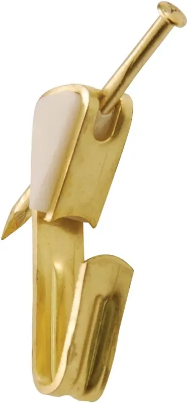 OOK ReadyNail Brass-Plated Conventional Picture Hook 10 Lb 6 Pk
