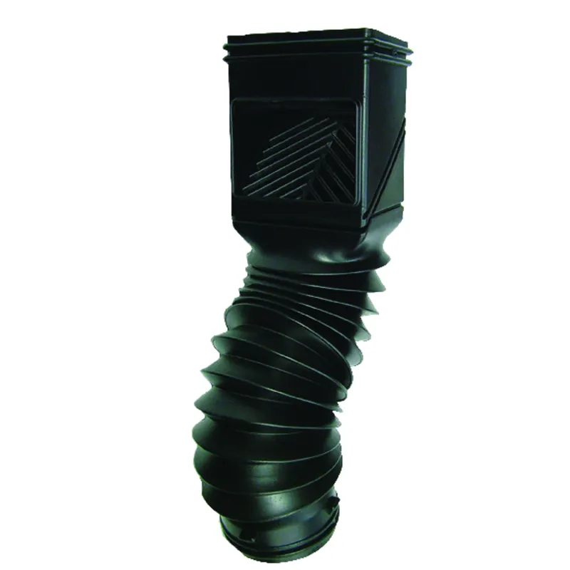 Downspout Filter, Black PVC, 18-In.