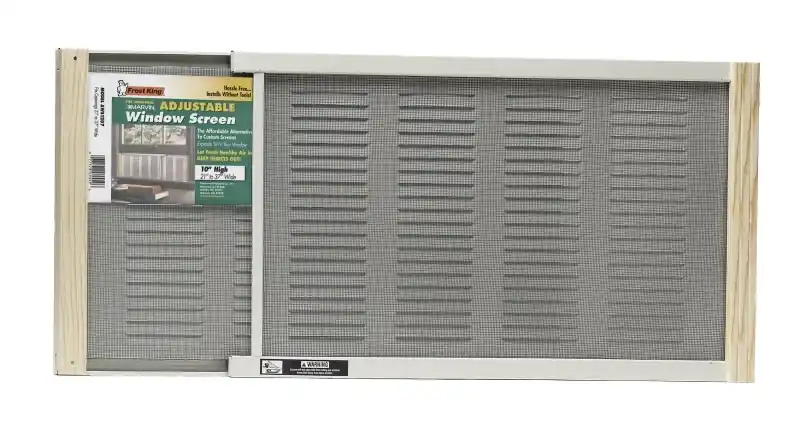 Extension Window Screen, 10 X 21 To 37 In.