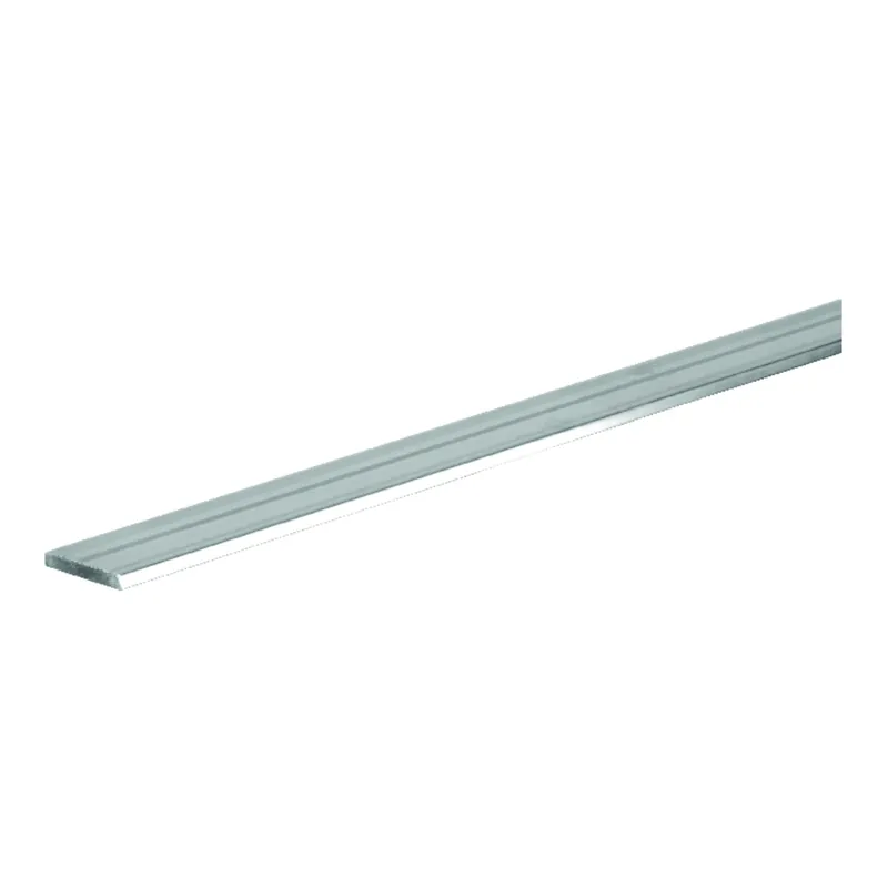 SteelWorks 0.0625 In. X 1 In. W X 3 Ft. L Aluminum Flat Bar 1 Pk