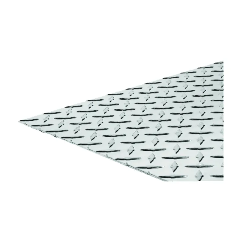 Aluminum Tread Plate, 24 X 48 X .063 In.
