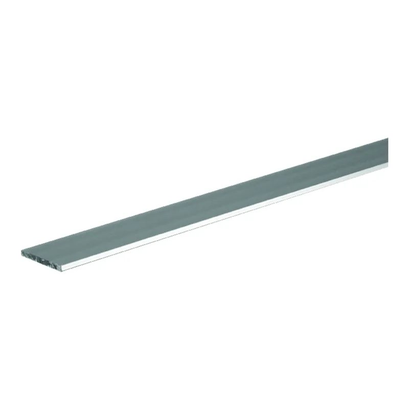 SteelWorks 0.125 In. X 1 In. W X 3 Ft. L Aluminum Flat Bar 1 Pk