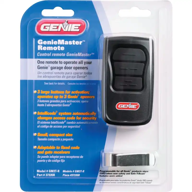 Master 3 Door Garage Door Opener Remote Model 37335r For Genie Doors Since 1993