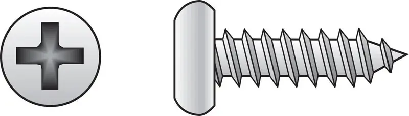 HILLMAN No. 10 Ga. X 1 In. L Phillips Pan Head Sheet Metal Screws 100 Pk